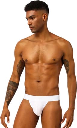 LekkerStout 3-Pack Jockstraps - Zwart/Wit/Roze - Sexy Herenondergoed | L | ( LS182 ) — thumbnail 3
