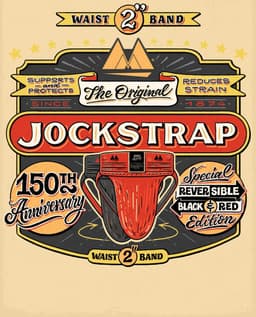 MM Sports The Original Jockstrap 2 inch Reversible Black/Red - MAAT L - Heren Ondergoed - Jockstrap voor Man - Mannen Jock — thumbnail 5