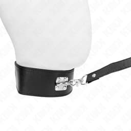 KINK - KETTING MET RIEM 116 CM MODEL 2 VERSTELBAAR 36-43 CM X 5 CM | KINKY | HALSBAND | SEKSSPEELTJES VOOR KOPPELS | SEX TOYS VOOR KOPPELS | BONDAGE | FETISH | BDSM | EXTREME BDSM | KINKY HALSBAND — thumbnail 2
