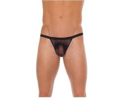 Amorable - Zwarte Transparante Herenstring
