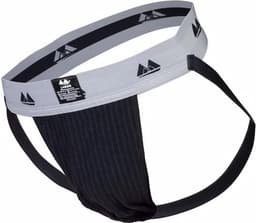 MM Sports Original Edition Swimmer/Jogger Jockstrap 2 inch Black - MAAT XL - Heren Ondergoed - Jockstrap voor Man - Mannen Jock — thumbnail 1