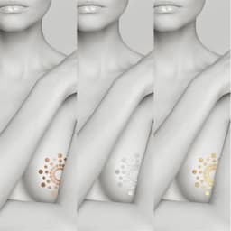 Bijoux Indiscrets Mimi Tijdelijke Tattoo 3 Sets - Goud - Zilver - Brons — thumbnail 11