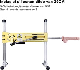 Pro 1 Premium Seksmachine 2.0 Smart App met dildo en afstandsbediening Goud — thumbnail 13