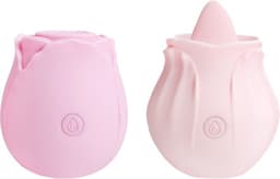 Erodit® Oral Pleasure cadeau geschenkset- 2 Vibrators voor vrouwen - Zuig vibrators voor vrouwen- Tong vibrator- Lik vibrator voor clitoris- verschillende modes– Cadeau voor Vrouw - Erotiek- Seksspeeltjes voor vrouwen — thumbnail 4