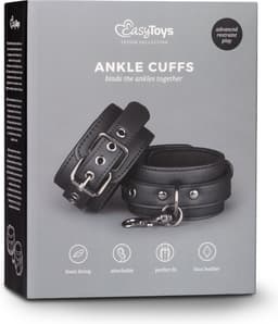 EasyToys - Enkelboeien - Duurzaam - BDSM - Sex Toys voor Vrouwen en Mannen - Zwart — thumbnail 5