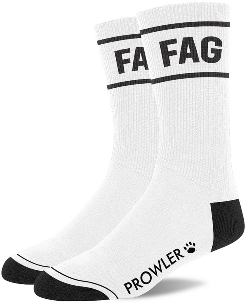Prowler Red Fag Sokken -/ erotische geschenkset - Wit — afbeelding 1