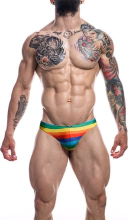 Cut4Men - Low Rise Herenslip - Rainbow L — thumbnail 1
