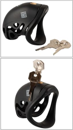 Penis Kooi Met Dilator Voor Extra Urethrale Stimulatie - Kuisheidkooi Met 3 Maten Ringen - Chastity Voor Langdurig Gebruik — thumbnail 7