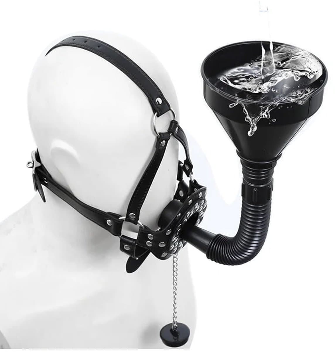 Waterboarding masker - BDSM - fetish - extreme — afbeelding 1