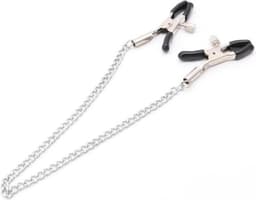 Tepelklem | Tepelklemmen met ketting ca. 32cm | Tepelklem met ketting | Tepelklemmen | Seks speeltje | Kinky seks — thumbnail 4
