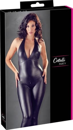Cottelli Collection Sexy Wetlook Catsuit Met Open Kruisje — thumbnail 3