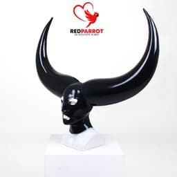 Demonen Masker - 100% Latex - Rollenspel - BDSM - Zwart — thumbnail 2