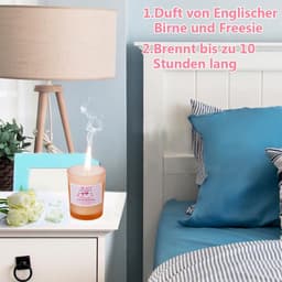 Persoonlijk Cadeau voor Vrouwen, Gegraveerd Wijnglas en Geurkaars Set, Perfect voor Verjaardagen en Speciale Gelegenheden — thumbnail 3