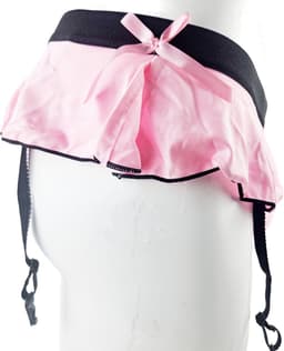 BamBella ® - Slip - maat Onesize S M L - Roze jarratel bondage zwart Sexy erotische heren onderbroek mannen — thumbnail 3