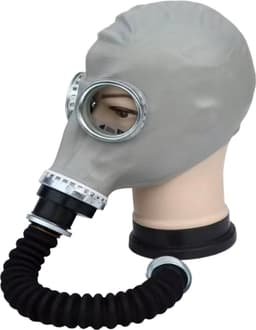 Gasmasker met Slang - BDSM - One size - Rollenspel - Erotisch — thumbnail 1