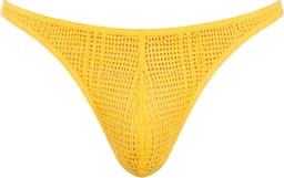 Barcode Berlin Thong Gor Yellow - MAAT XL - Erotisch Heren Ondergoed - String voor Man - Sexy mannen String — thumbnail 1