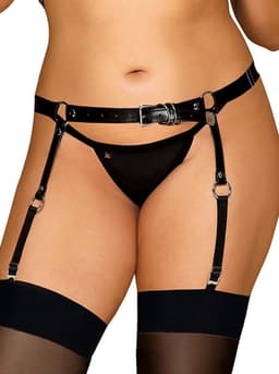 Obsessive Verstelbare Jarretelgordel Lakleer - Curvy — thumbnail 13