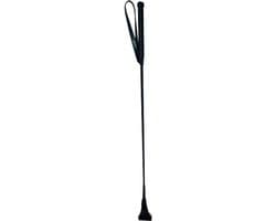 ZADO – 65 cm Lederen ‘Riding Crop’ met Polsband voor de Correctionele Tik – Zwart — thumbnail 4