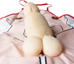 Schort met Piemel – Grappig Fout Verkleedschort voor BBQ, Verjaardag of Vrijgezellenfeest — thumbnail 3