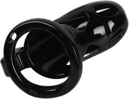 Banoch | Peniskooi aluminium zwart | 3 ringen | 45 mm, 50 mm & 55 mm | chastity cage voor mannen — thumbnail 7