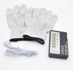 E-stim geleidende handschoenen - Elektrische erotische simulatie - Intieme delen - Massage - Met afstandsbediening — thumbnail 3