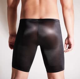 Erotische transparante heren short - Korte broek - Stretch - One size - Sexy heren lingerie - Uitdagende look - Goede kwaliteit — thumbnail 2