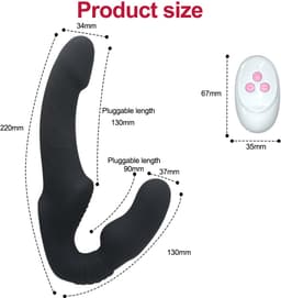 Strap U - Urge Strapless Strap-On Vibrator - Roze - Vrouw - Speeltjes - Moederdag - Strapon - voorbinddildo - Dildo - Vibrator - Penis - Buttplug - Sexy - Tril ei - Erotische - Man - Dames — thumbnail 6