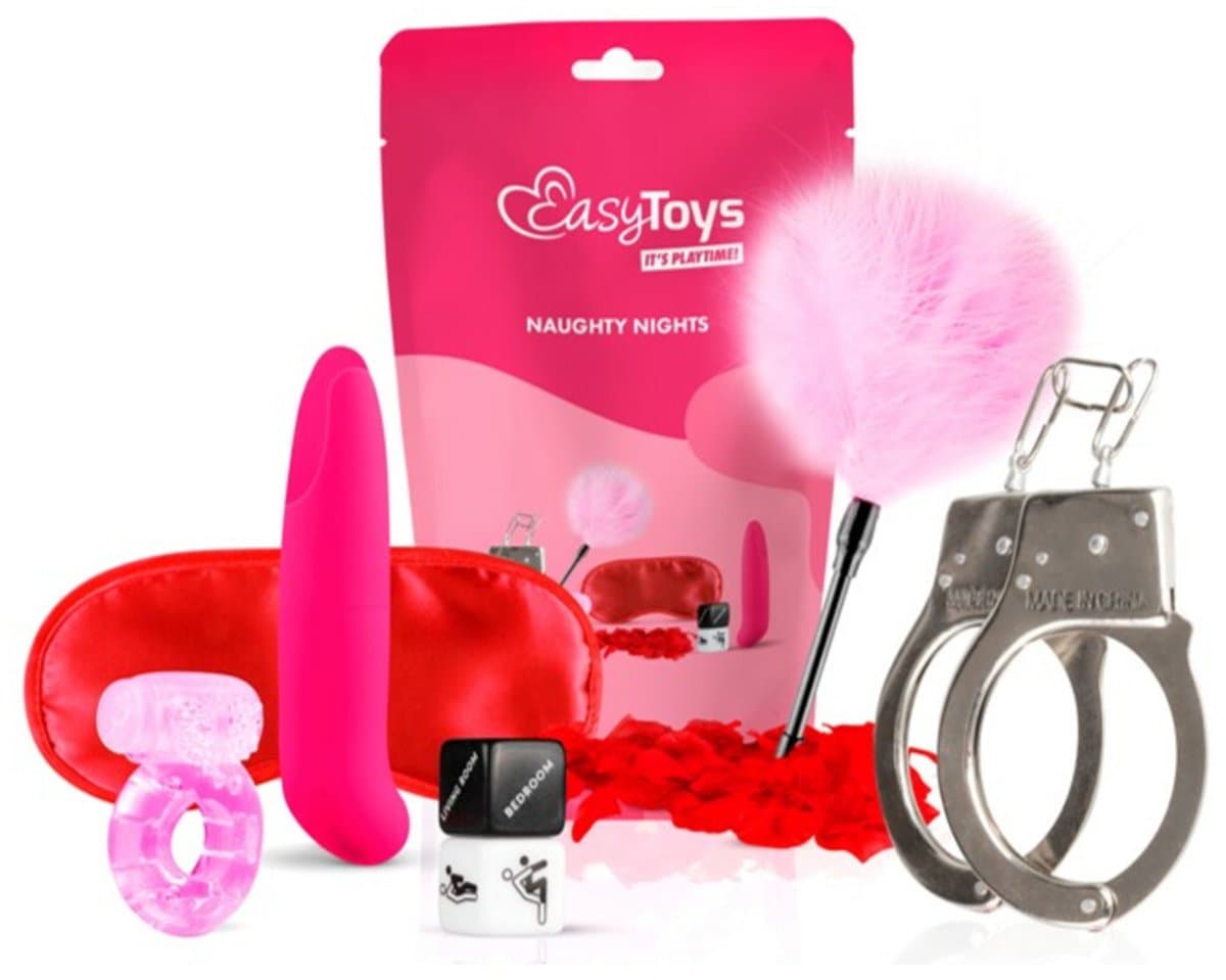 EasyToys Naughty Nights – Erotiek Toys – Erotische Geschenkset – Cadeaus voor Mannen en Stellen – Seksspeeltjes Set – Intiem Cadeau – Luxe Sex & Seks Geschenkbox met Verschillende Seksspeeltjes – Perfect Valentijns Cadeau — afbeelding 1