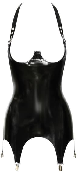 Open Body Jarretel Jurk van Latex — thumbnail 2