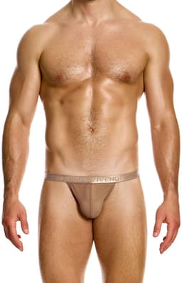 MODUS VIVENDI Mesh Through Tanga Brief Skin - MAAT L - Erotisch Heren Ondergoed - Slip voor Man - Sexy mannen Slip — thumbnail 3