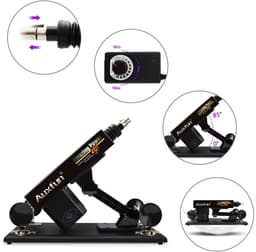 Auxfun® Basic Sexmachine Pakket Rhett Voor hem en haar! — thumbnail 2