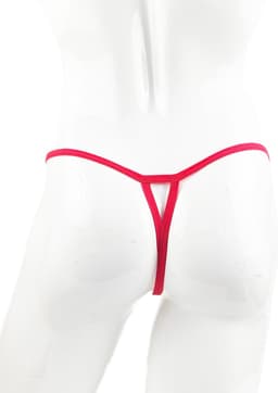 BamBella ® - Sexy Erotische bondage Lingerie Maat L/XL onesize Heren onderbroek Rood mannen — thumbnail 3