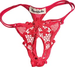BamBella ® - String Kruisloos - One size - Sexy Rood Erotische onderbroek Heren — thumbnail 2