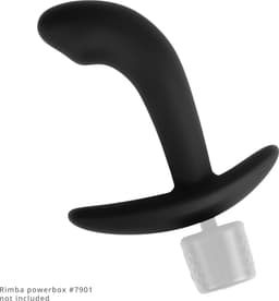 Rimba Electro Play - E-Stim Anaal Plug - E-Stim Prostaat Plug - Bi-Polair - Zwart — thumbnail 4
