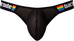 Barcode Berlin Pride Brief Regiro Black - MAAT L - Erotisch Heren Ondergoed - Slip voor Man - Sexy mannen Slip — thumbnail 1