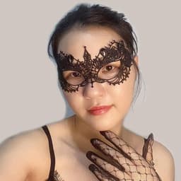 Lace masquerade mask voor mannen en vrouwen, sexy half gezicht masker voor Halloween, carnaval, feest en bal evenementen — thumbnail 4
