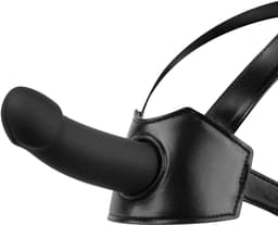 Bedroom Fantasies - Hoofd Harnas Strap-On - Zwart — thumbnail 4