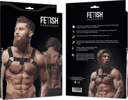 FETISH SUBMISSIVE ATTITUDE | Fetish Submissive Attitude - Eco Leather Chest Strap Harness Men — thumbnail 4
