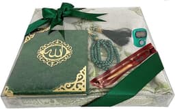 Islamitisch Geschenkset Mann: Gebedskleed, Tasbih en Smiley Boek - Cadeau voor Ramadan, Eid, Haj — thumbnail 1