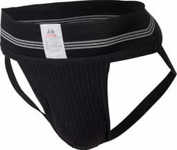 MM Sports The Original No. 10 Swimmer/Jogger Jockstrap 3 inch Black - MAAT L - Heren Ondergoed - Jockstrap voor Man - Mannen Jock — thumbnail 1