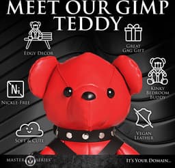 XR Brands - Gimp Bear - Rood — thumbnail 7