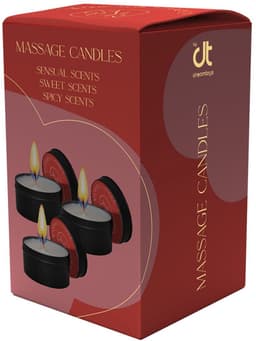 Massageolie Kaars Variatiepak 3 st Dream Toys 30 g — thumbnail 3