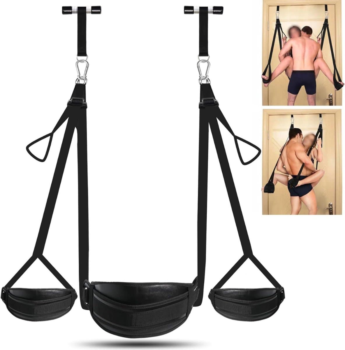 RONN® Sex Schommel - Sex Swing Extra Stevig – Seksschommel met Gratis Blinddoek – Zwart - 29cmx 25cmx 8cm; 970 g — afbeelding 1
