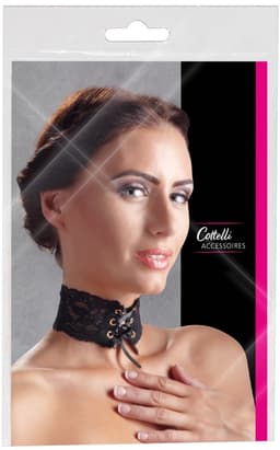 Zwarte choker van kant — thumbnail 9