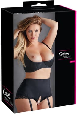 Cottelli Collection Bh Met Kwart Cups - Zwart — thumbnail 5
