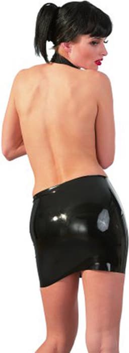 LateX – Latex Rok Korte Variant met Strakke Pasvorm voor Geile Uitstraling Maat 2XL - Zwart — thumbnail 8
