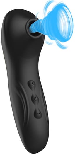 KG Tepel Vibrator met Zuigfunctie – 10 Standen – Draadloos & Waterproof – Silicone — thumbnail 3