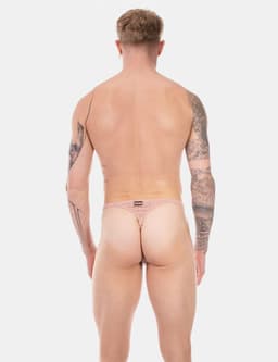 Barcode Berlin Thong Gor Rose - MAAT XL - Erotisch Heren Ondergoed - String voor Man - Sexy mannen String — thumbnail 4