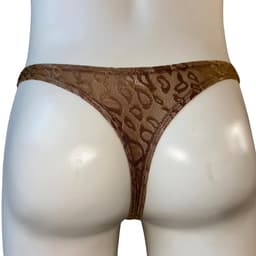 LekkerStout Heren Luipaard String - Kant - Bruin - Sexy Herenlingerie | XL | ( LS261 ) — thumbnail 4