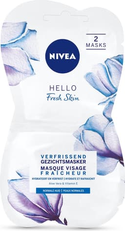 NIVEA Essentials Verfrissend Hydraterend Masker - 2 x 7,5 ml - Gezichtsmasker — thumbnail 1